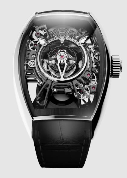 Best FRANCK MULLER Curvex CX Grand Central Tourbillon Skeleton Replica Watch CX 36 T CTR SQT AC TTNRBR